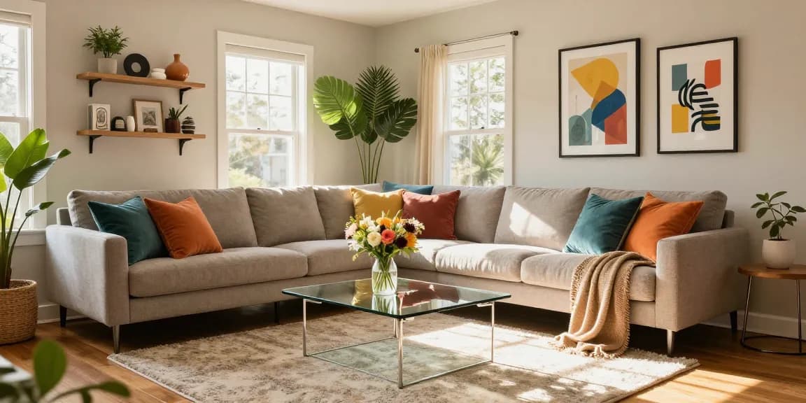 Living room showcasing cozy seating and decor for https://abacasdoors.co.uk/ home improvement inspiration.