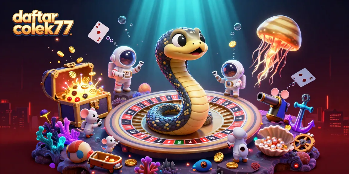 Bet on vibrant cosmic games at daftar colek77 with 3D cartoon characters and high-stakes action.
