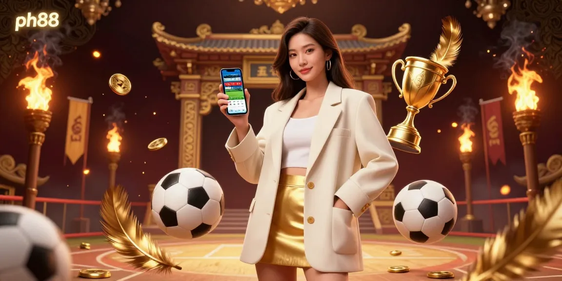 Experience the excitement of sports betting at ph88 with a stunning digital illustration showcasing a vibrant casino atmosphere.