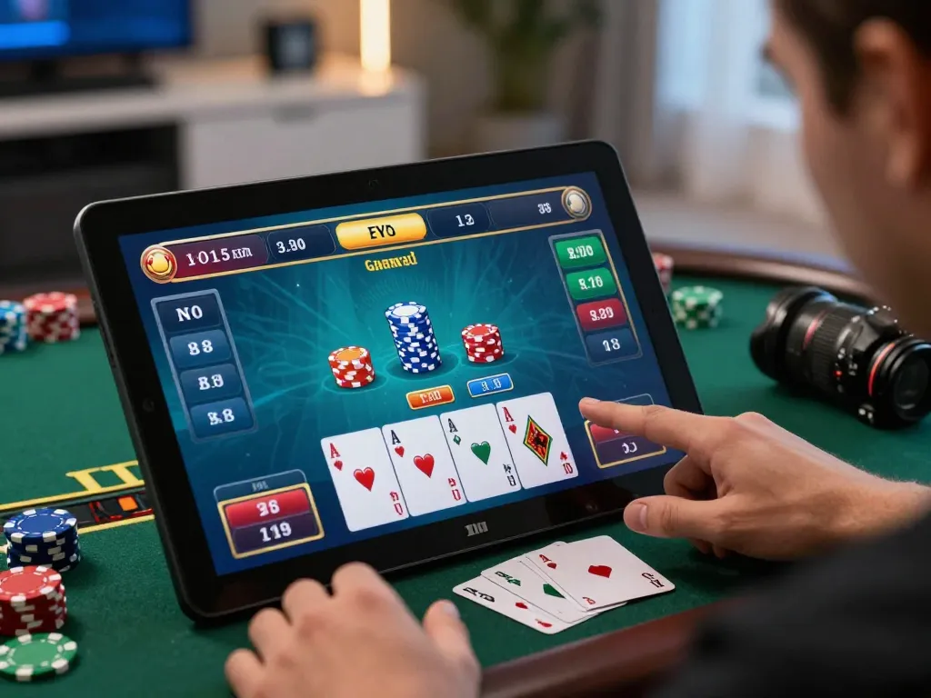 Player engaging with 888now on a live blackjack game, showcasing dynamic gameplay