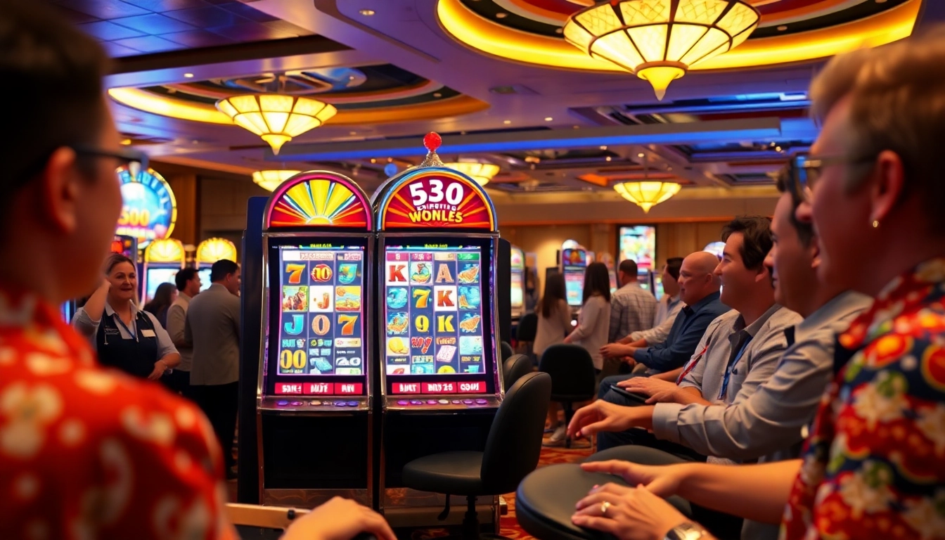 Menggandeng SLOT365 LINK, pemain di kasino merasakan keseruan mesin slot dengan suasana yang enerjik.