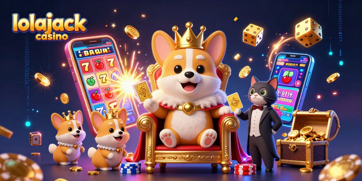 Engage in thrilling gameplay at lolajack casino with vibrant characters and exciting casino elements.