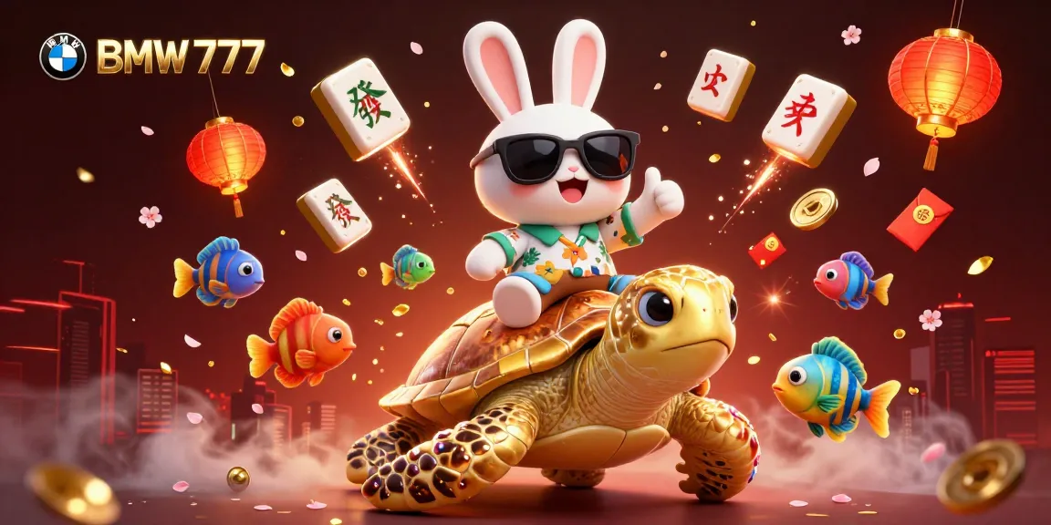 Experience thrilling gameplay with BMW777 while engaging with vibrant luck-themed characters.