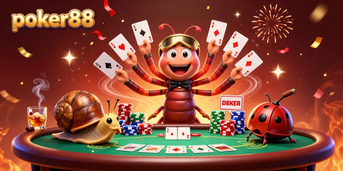 Menang besar di poker88 dengan dealer seru dan chip poker yang melimpah.
