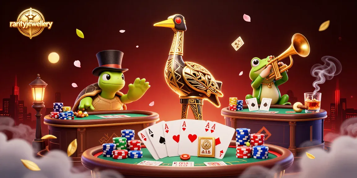 Experience high-stakes excitement with rarityjewellery in an ultra-detailed casino scene packed with gaming action.