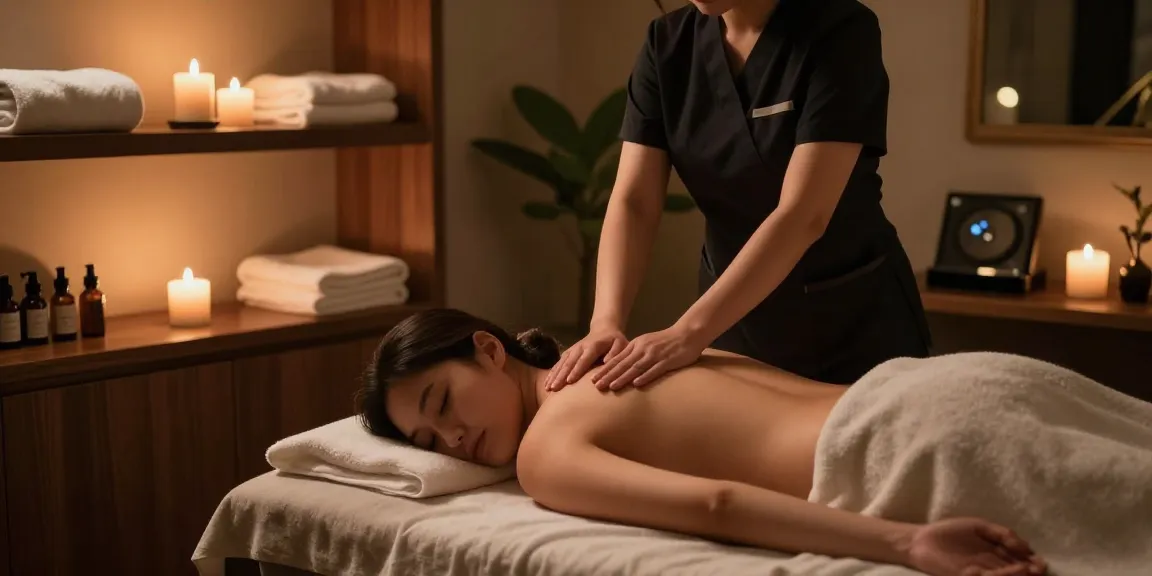 Experience relaxing 강남출장마사지 in a tranquil spa environment with aromatic candles and therapeutic ambiance.