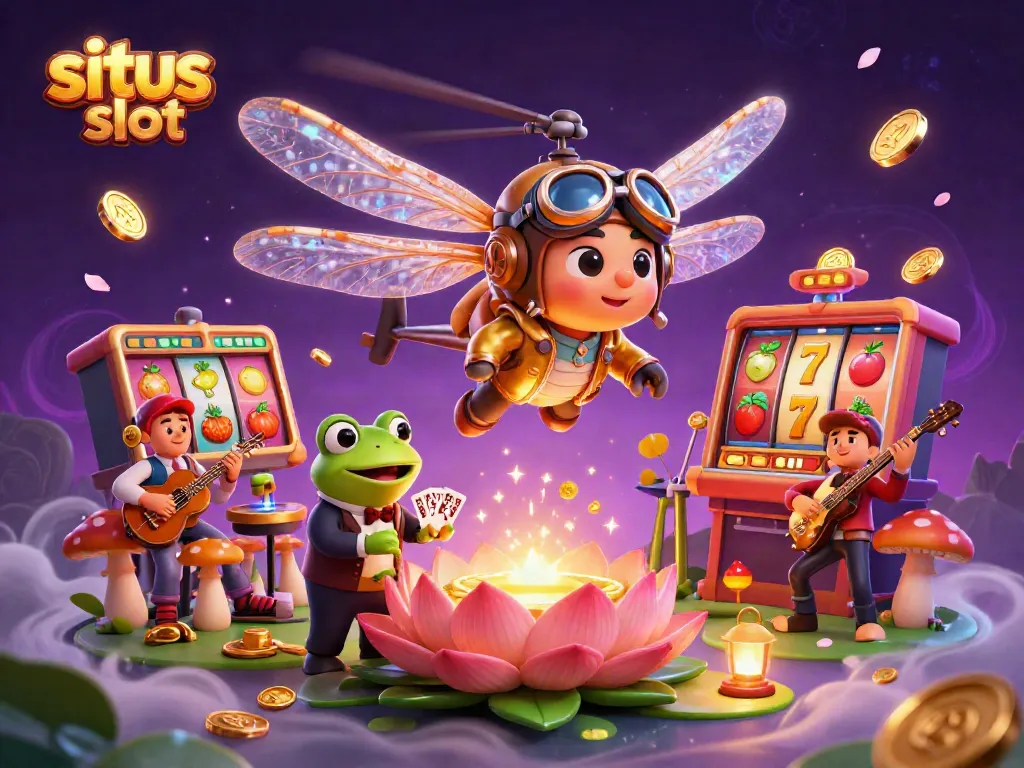 Koki katak dan pilot serangga menghidupkan suasana situs slot yang megah