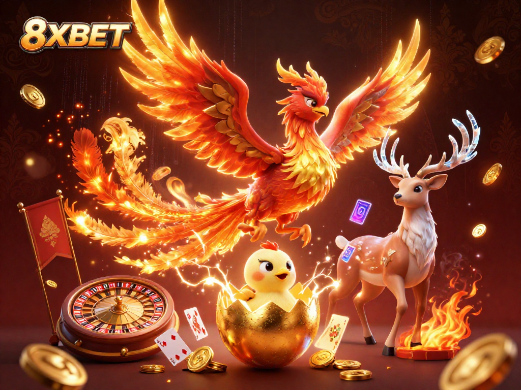 Experience exhilarating gameplay at 8XBET with dynamic casino elements and vibrant characters.