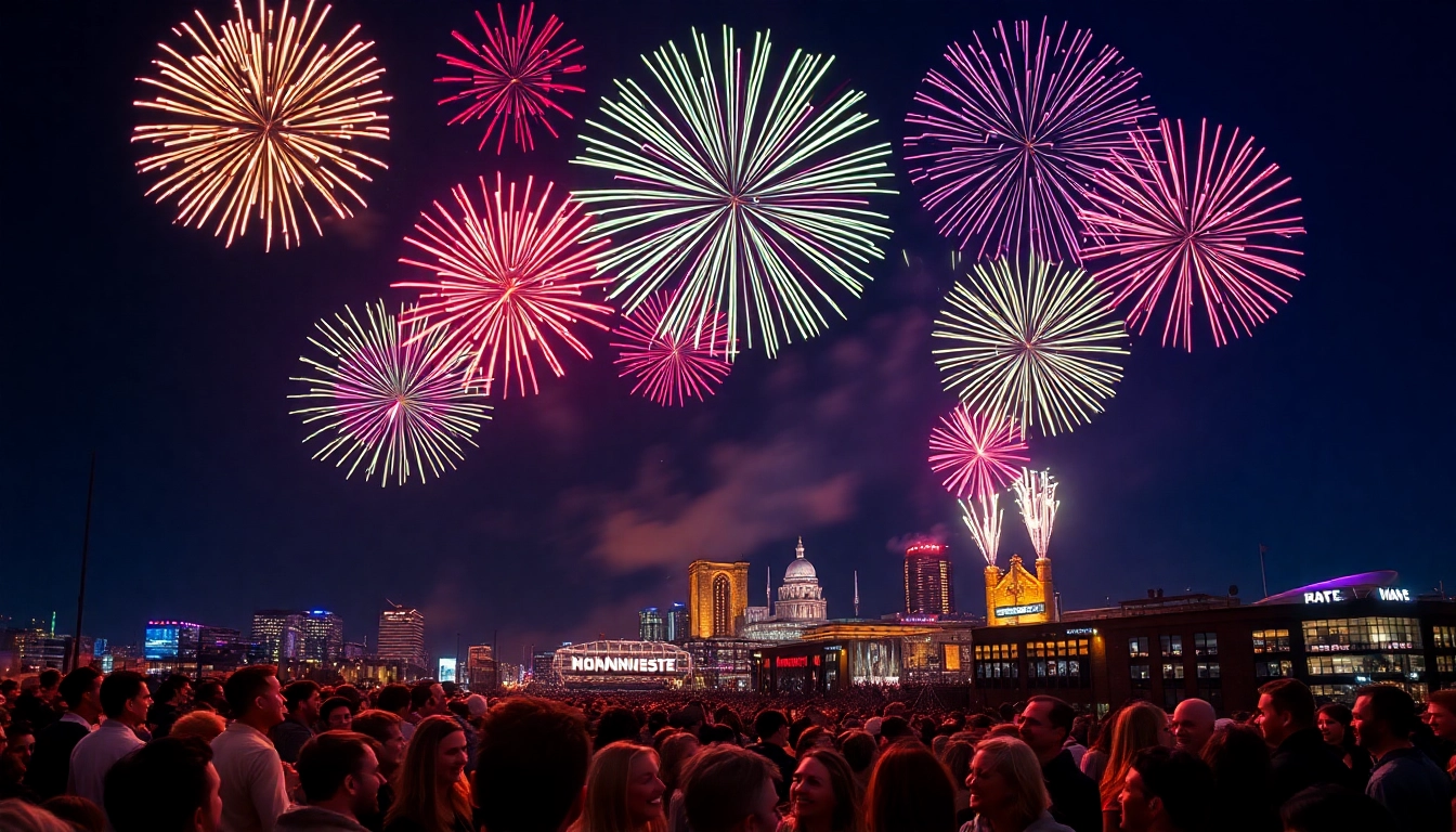 Experience the joy of Buy fireworks Manchester illuminated by an exciting fireworks display.