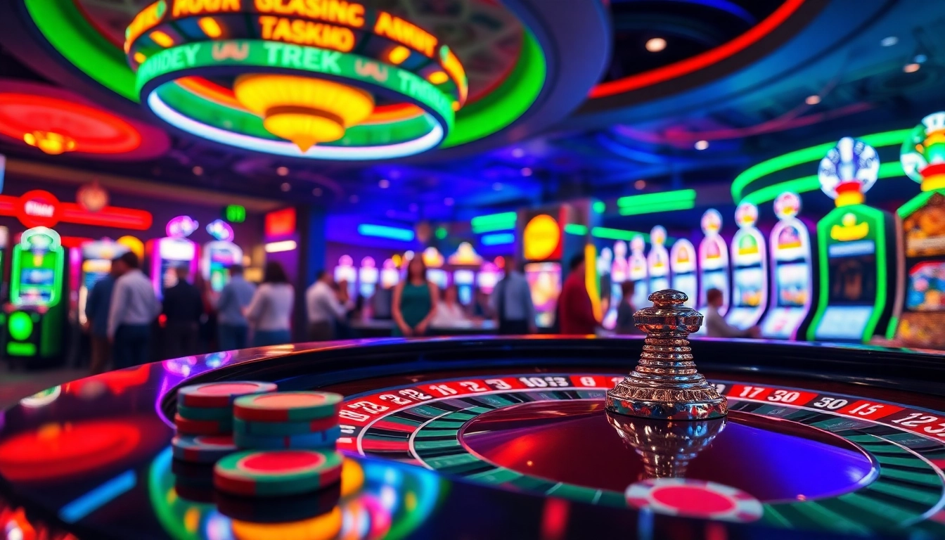 Experience the excitement at a Non gamstop Casino Uk with vibrant colors and lively players.
