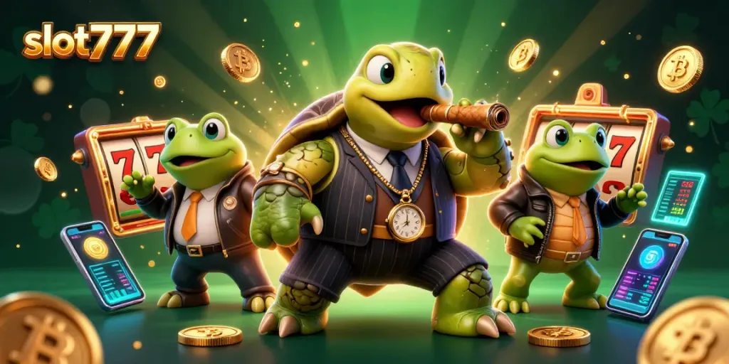 Permainan lengkap slot777 dengan karakter unik dalam ilustrasi 3D yang menarik dan penuh warna.