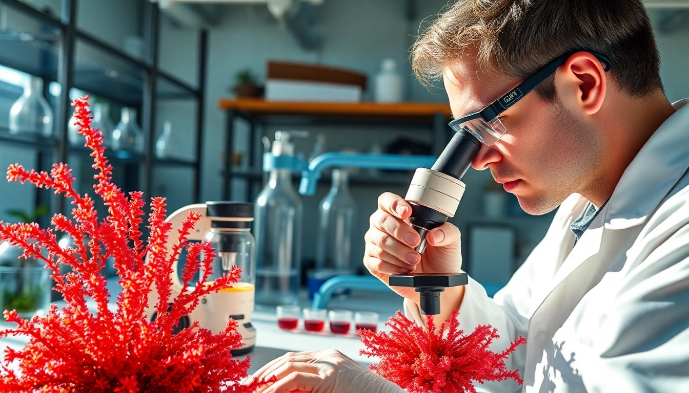 Understand how is astaxanthin produced through the intricate processes in a professional lab setting.