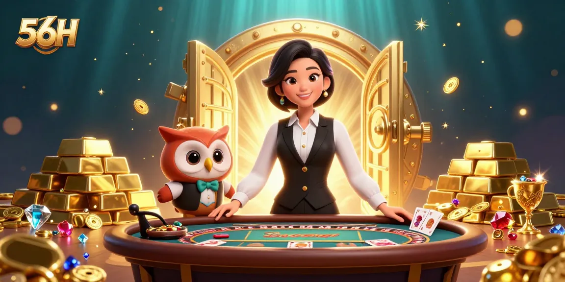 Experience the thrill at 56H with luxury baccarat and engaging dealers in vibrant casino action